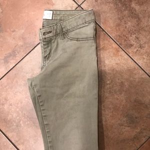 Olive green Hollister jeans
